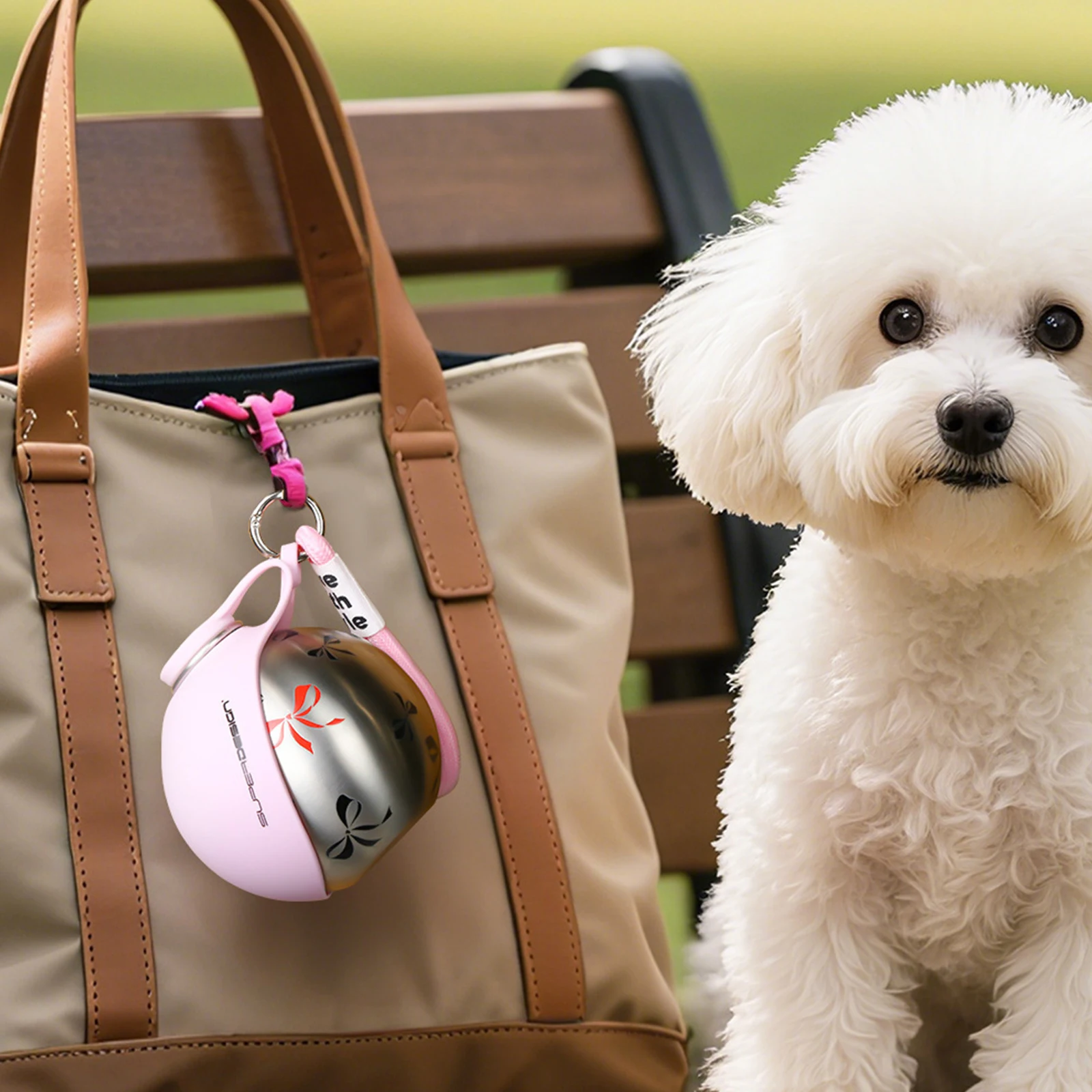285ml Leak-Proof Spherical Pet Water Bottle, 2-in-1 Portable Dog Water Dispenser with Bowl for Travel Walking Hiking Camping - AliExpress 15 - Image 3