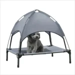 30 Inch Elevated Dog Cot With Detachable Shade Canopy Outdoor Raised Pet Bed for Small Dogs - AliExpress 15