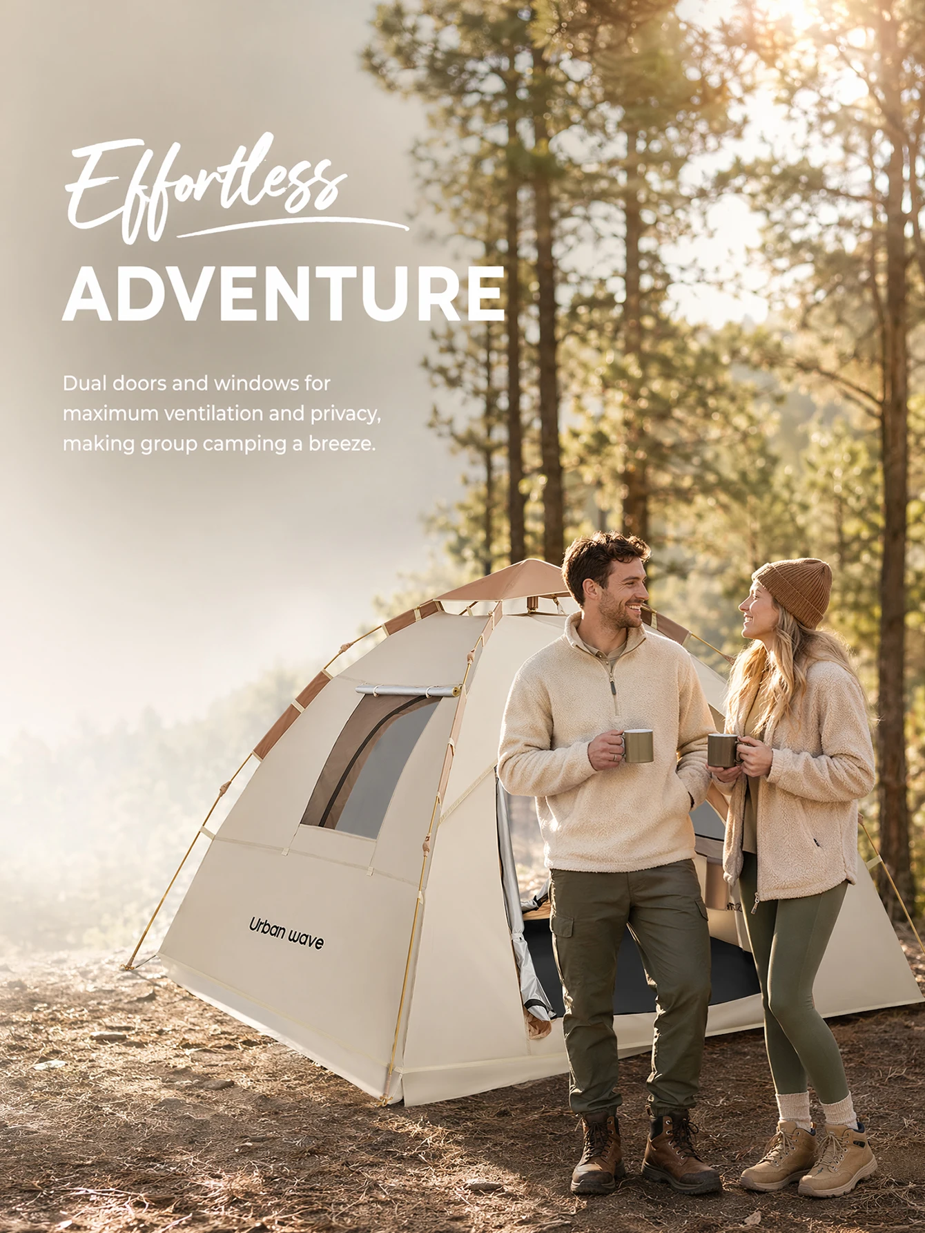 Automatic Pop-up Camping Tent, Windproof, Sunproof, and Waterproof, Suitable for Park Camping Trips, Wilderness Hiking and Adventure, Beach Family Vacations, Portable and Foldable, the Perfect Holiday Gift. - AliExpress 18 - Image 7