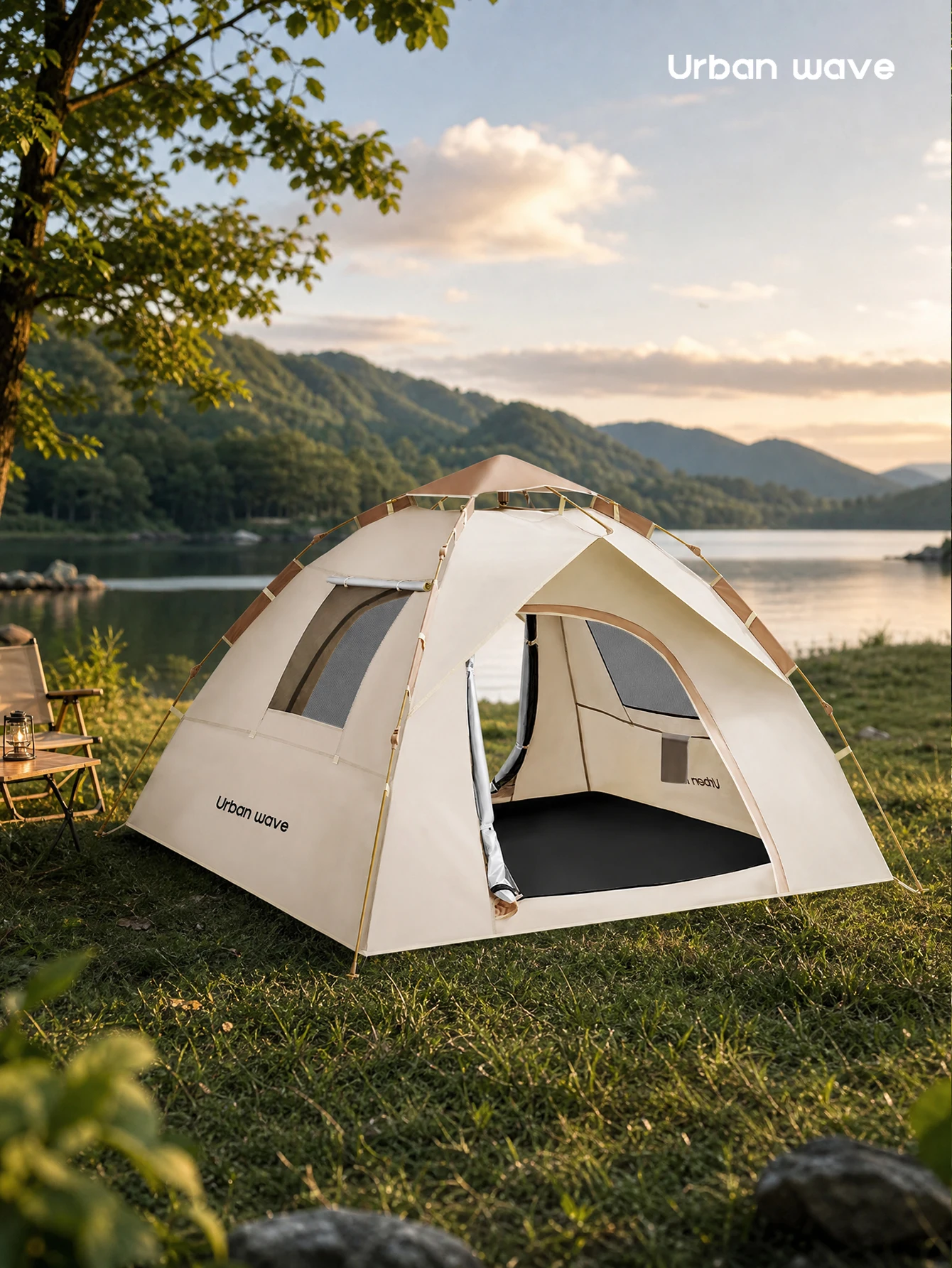 Automatic Pop-up Camping Tent, Windproof, Sunproof, and Waterproof, Suitable for Park Camping Trips, Wilderness Hiking and Adventure, Beach Family Vacations, Portable and Foldable, the Perfect Holiday Gift. - AliExpress 18