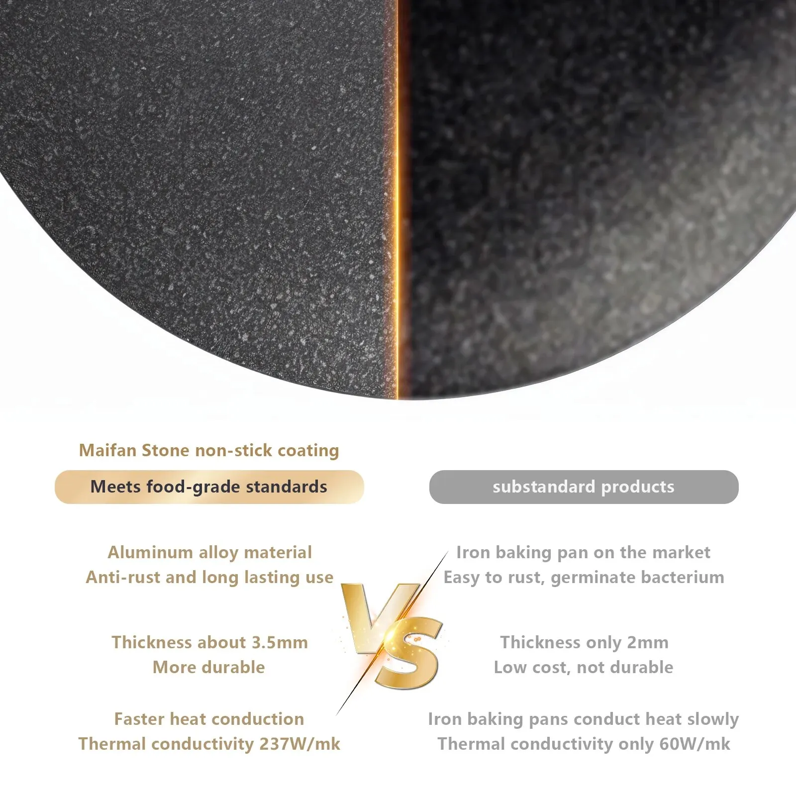 BISINNA 30CM Outdoor BBQ Grill Pan Non Stick Stovetop Baking Tray Korean Roastig Grill Plate Camping Equipment - AliExpress 18 - Image 4