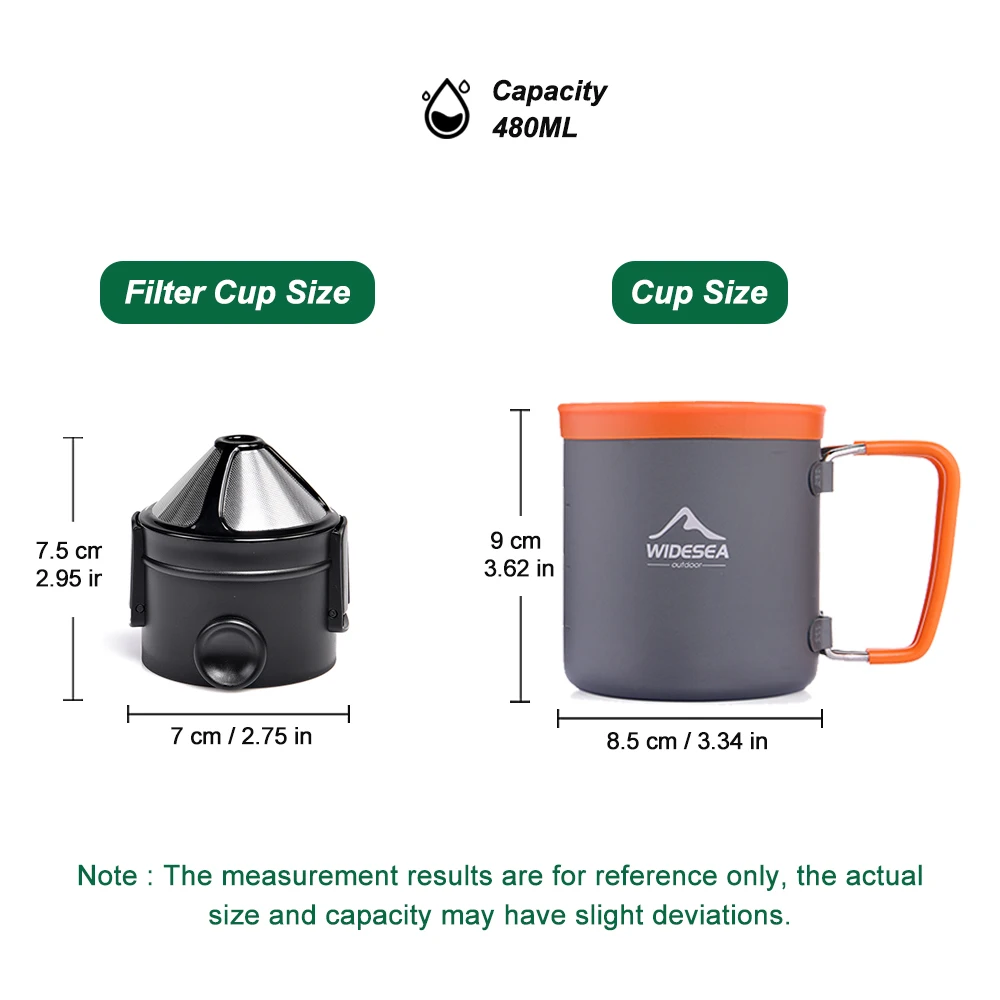 Camping Tableware Outdoor Cookware Set Pots Tourist kettle coffee cup filte Kitchen Equipment Gear Utensils Hiking Picnic Travel - AliExpress 18 - Image 4