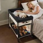 Elevated Dog Bed For Large Dogs, Portable Raised Dog Cot With Steel Metal Frame And Breathable Teslin Mesh, Indoor & Outdoor - AliExpress 15