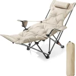 Folding Camping Chair with Armrests, Portable Outdoor Lawn Chair with Detachable Headrest Lightweight Fishing Chair for Picnic - AliExpress 1503