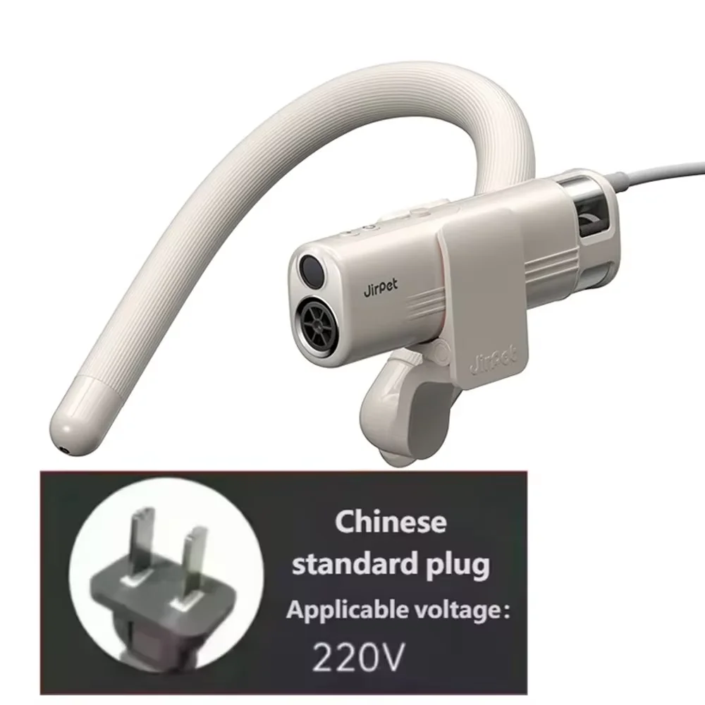 Hands-Free Pet Hair Dryer 3-Speed 220V UV Negative Ion - Image 2