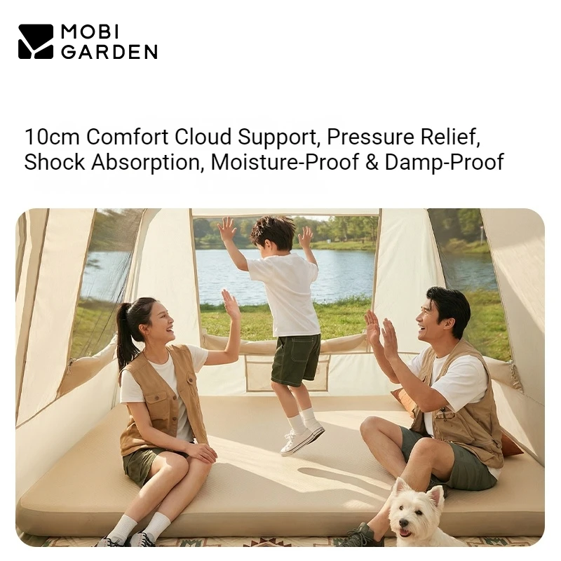 MOBI GARDEN Single and Double Inflatable Mattresses PH6/PH10 PVC Indoor Home Use Bed Outdoor Camping Tent Travel Sleeping Mat - AliExpress 18 - Image 4