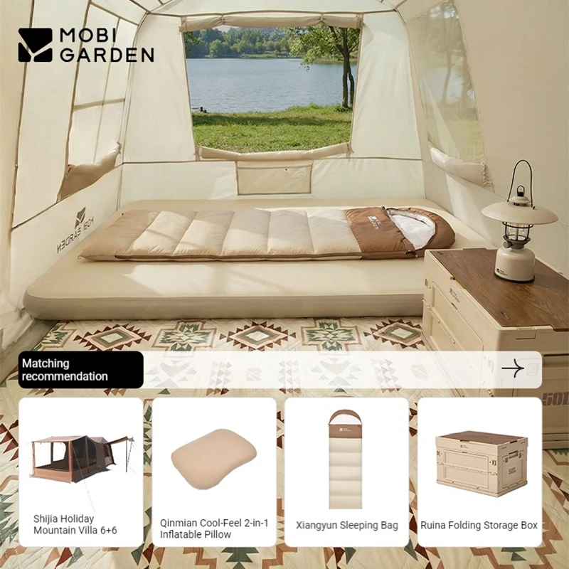 MOBI GARDEN Single and Double Inflatable Mattresses PH6/PH10 PVC Indoor Home Use Bed Outdoor Camping Tent Travel Sleeping Mat - AliExpress 18 - Image 6