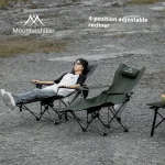 MOUNTAINHIKER 600D Oxford Cloth Folding Chair - Portable Outdoor Camping Chair and Beach Chair, 4 Adjustable Loungers - AliExpress 18