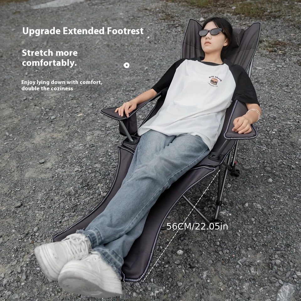 MOUNTAINHIKER 600D Oxford Cloth Folding Chair - Portable Outdoor Camping Chair and Beach Chair, 4 Adjustable Loungers - AliExpress 18 - Image 6