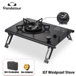 Pandatour IGT One-Unit Gas Stove Folding Easy Equiped CampingTable Stove Adjustable Equipped Barbecue Picnic Stove Burner - AliExpress 18