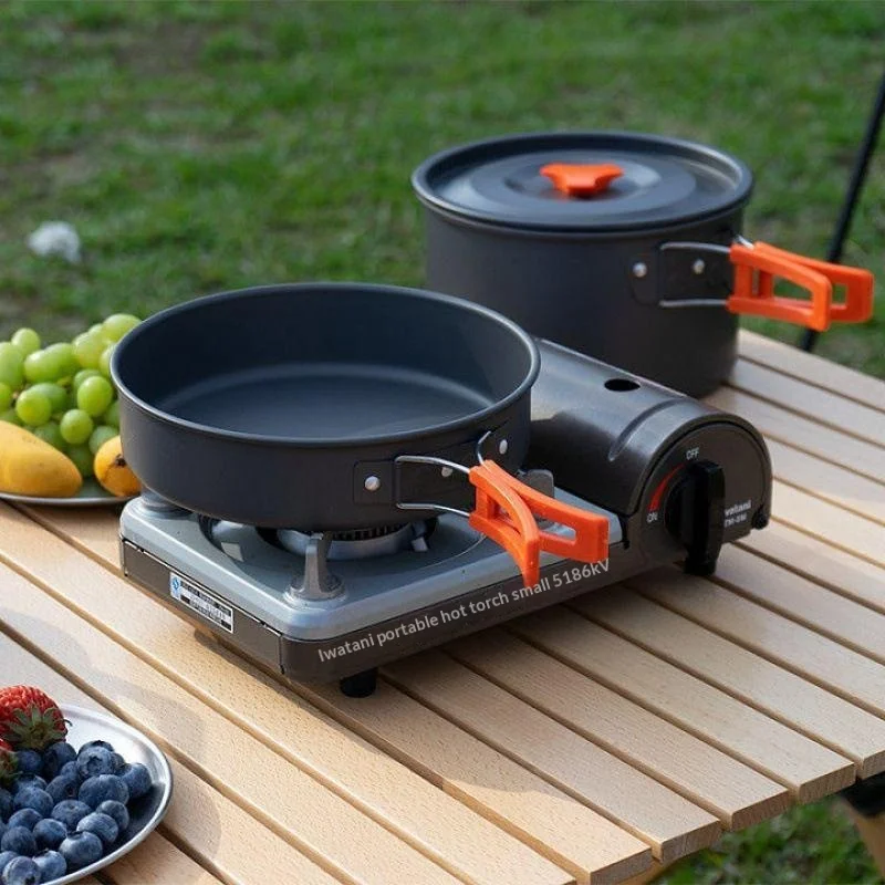 Portable Aluminum Camping Cookware Kit Lightweight Outdoor Cooking Set with Pots Pans for Hiking Picnic Travel Supplies ? - AliExpress 18 - Image 3