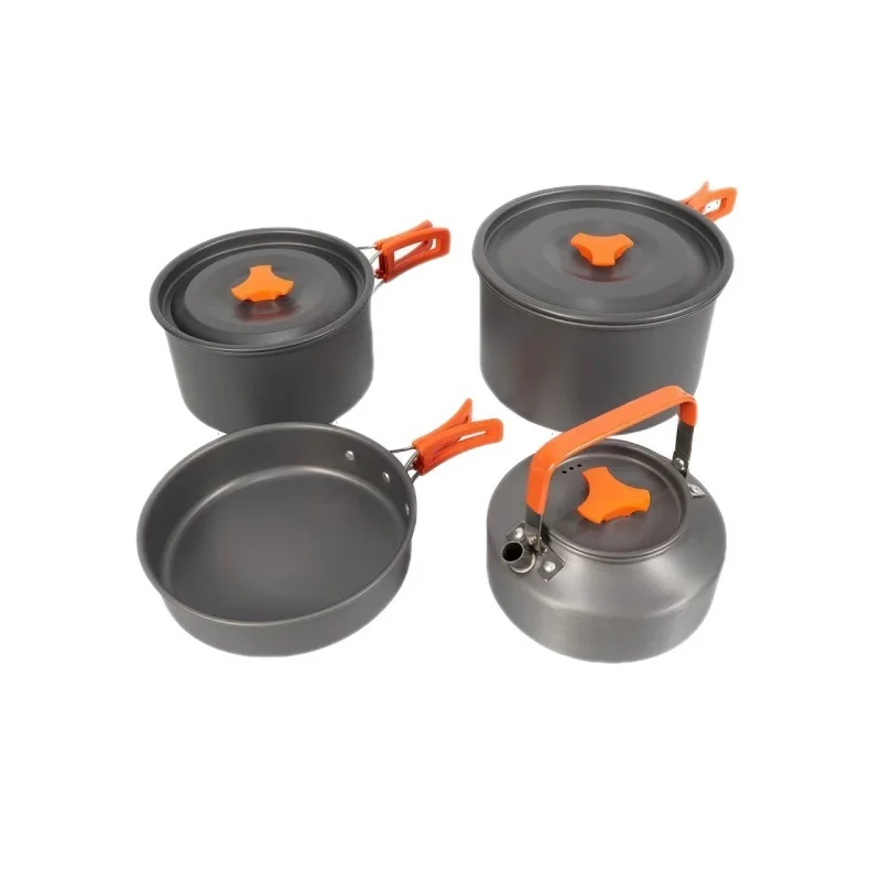 Portable Aluminum Camping Cookware Kit Lightweight Outdoor Cooking Set with Pots Pans for Hiking Picnic Travel Supplies ? - AliExpress 18 - Image 5