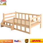 Solid Wood Pet Bed| 30kg Load 95x56cm Elevated Double-Tier Solid Wood Cat and Dog Bed|Dog Kennel Furniture - AliExpress 15