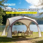 Sonuto Extra Large Dome Canopy Tent Pop-up Camping Gazebo with Mosquito Net Waterproof Sun Protection Pavilion for Outdoor Party - AliExpress 18