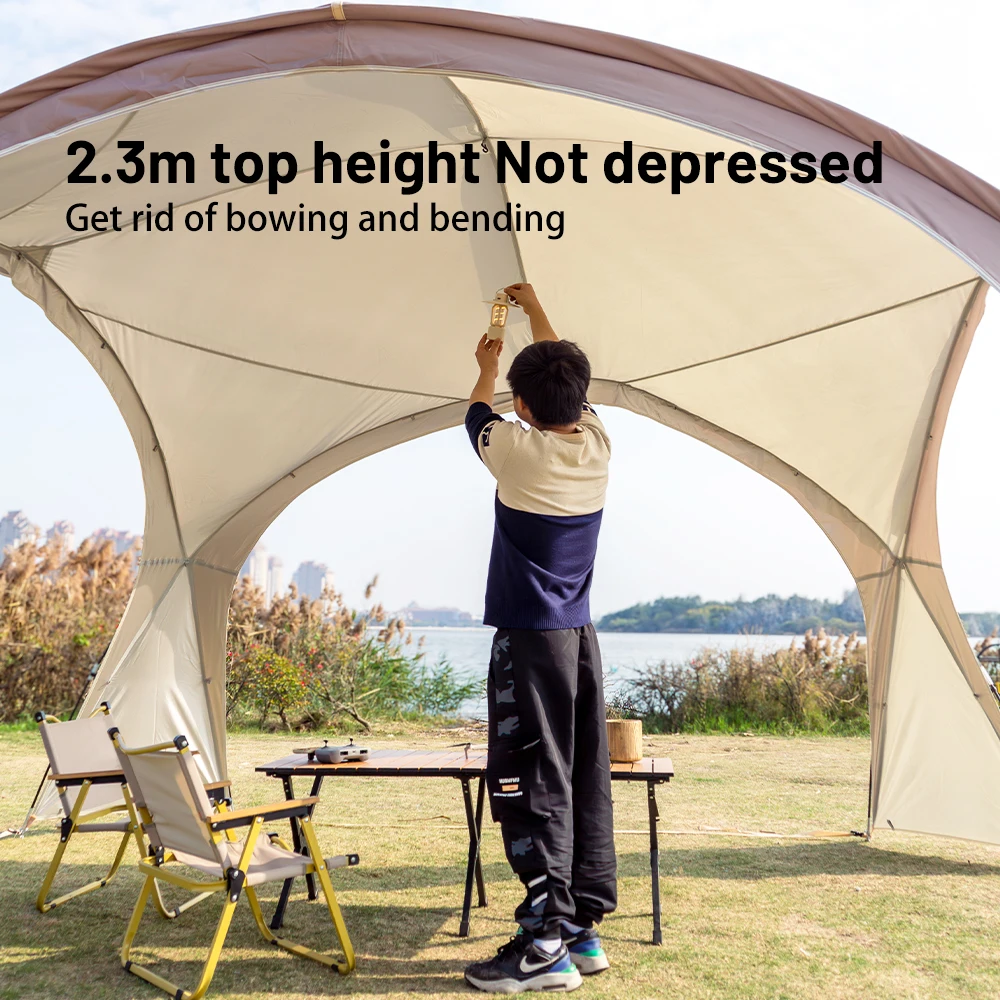 Sonuto Extra Large Dome Canopy Tent Pop-up Camping Gazebo with Mosquito Net Waterproof Sun Protection Pavilion for Outdoor Party - AliExpress 18 - Image 4