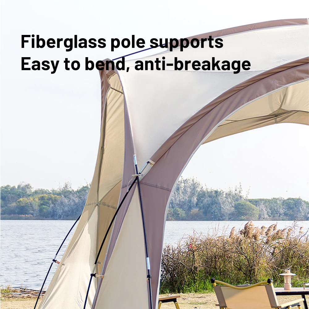 Sonuto Extra Large Dome Canopy Tent Pop-up Camping Gazebo with Mosquito Net Waterproof Sun Protection Pavilion for Outdoor Party - AliExpress 18 - Image 5