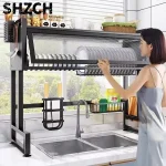 Stainless Steel Kitchen Cabinet Over-the-Sink Dish Drying Rack Multi-Organizer Sink Shelf for Kitchen Kitchenware