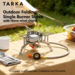 TARKA Folding Camping Gas Stove Burner, Outdoor Gas Burner Foldable Fire Furance, Campsite Picnic Wild Hiking Cookware Supplies - AliExpress 18